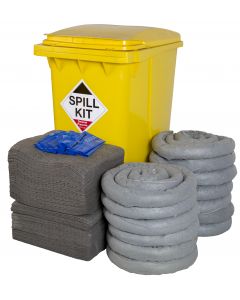 360 Liter Spill Kit – Wheeled Bin