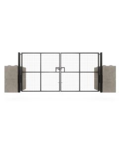 On-Ground Single Plate Mesh Heavy Duty Vehicle Gate (OG4)