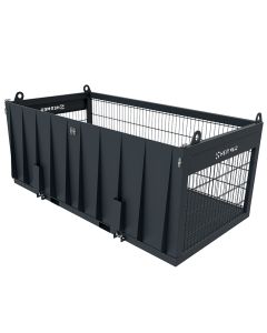 Wide Heavy Duty Crane Lift Storage Cage With Ramp