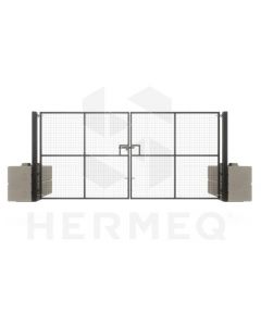 On Ground Base Plated Mesh Heavy Duty Vehicle Gate (OG2)