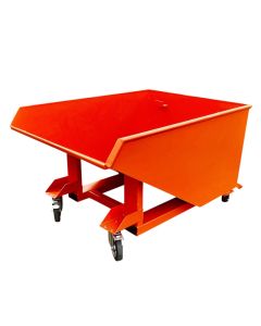 Telehandler Dumping Hopper On Castors