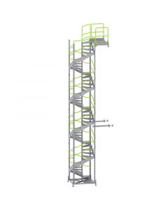 Temporary Spiral Staircase