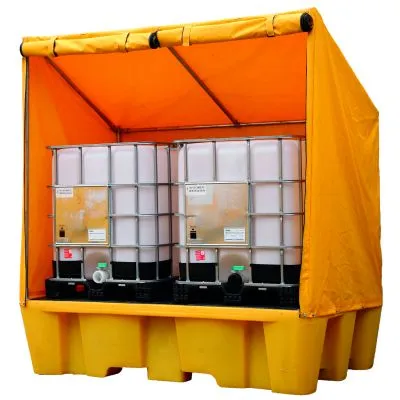 Weatherproof Double IBC Spill Pallet Weatherproof Double IBC Spill Pallet