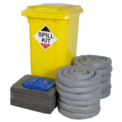 240 Liter Spill Kit – Wheeled Bin 240 Liter Spill Kit – Wheeled Bin