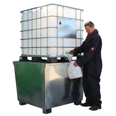 Galvanized Steel IBC Spill Pallet