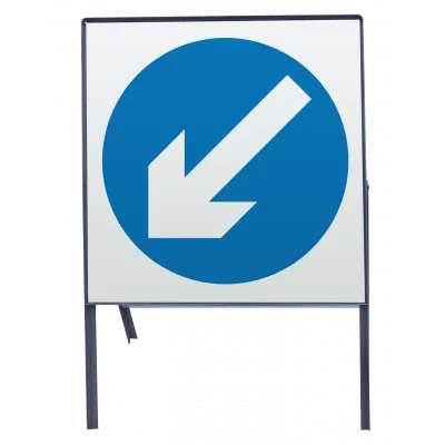 Directional Signs - 750mm Metal Square Sign