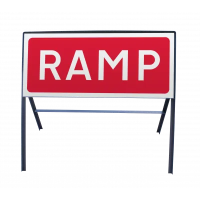 Ramp Sign - 1050 x 450 Metal Sign Ramp Sign - 1050 x 450 Metal Sign