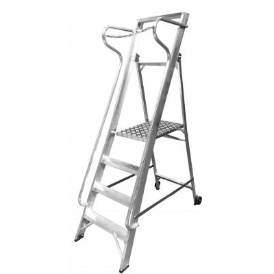 Professional Aluminum Wide Stepladders Professional Aluminum Wide Stepladders