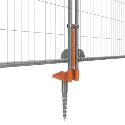 Mesh Fence Feet Locking System