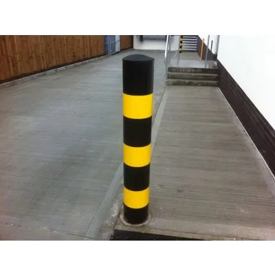 Yellow & Black Bollards Yellow & Black Bollards