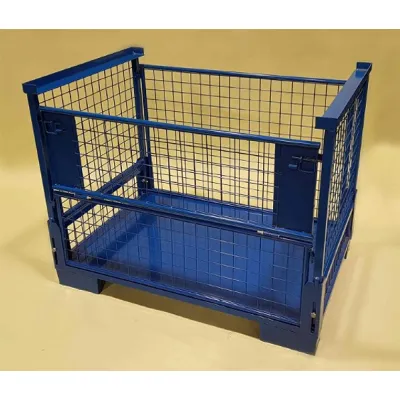 Folding Gitterbox Wire Mesh Stillage – 1240mm x 835mm x 970mm Folding Gitterbox Wire Mesh Stillage – 1240mm x 835mm x 970mm