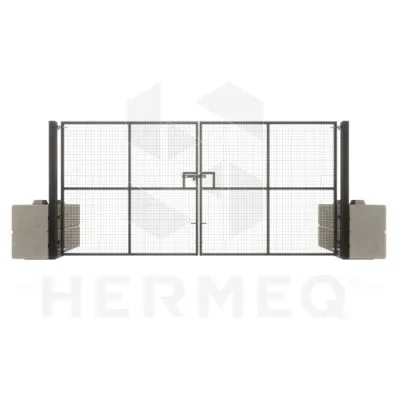 On Ground Base Plated Mesh Heavy Duty Vehicle Gate (OG2)