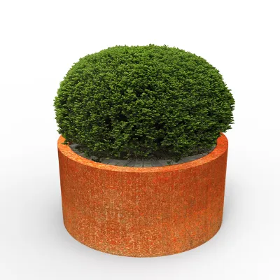 Rustic Round Planter