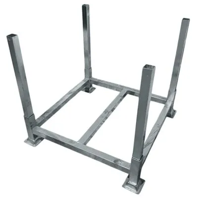 Galvanized Metal Post Pallet + Demountable Legs Only Galvanized Metal Post Pallet + Demountable Legs Only